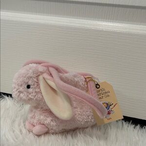 NORTH AMERICAN BEAR CO. Pink Plush Bunny Bag